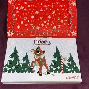 RARE Colourpop Rudolph the Red Nosed Reindeer Palette